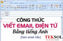 Công thức viết email điện tử bằng tiếng Anh