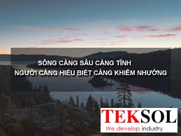 Sông sâu càng tĩnh