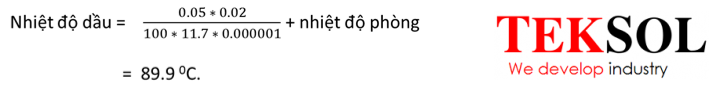 nhiệt độ dầu